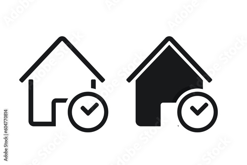 House time icon. Illustration vector