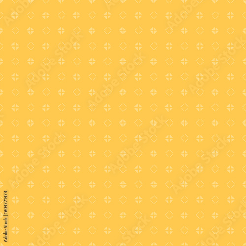hand drawn squares of triangles, stripes. decorative art. yellow repetitive background. vector seamless pattern. geometric fabric swatch. wrapping paper. continuous design element for textile, decor