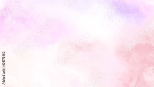 Abstract pink watercolor background.Hand painted watercolor. vector