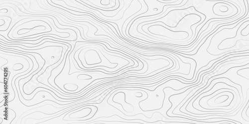 Abstract topographic wavy curve line background. Topography map pattern, Geographic curved relief. Topographic lines background. Vector illustration.