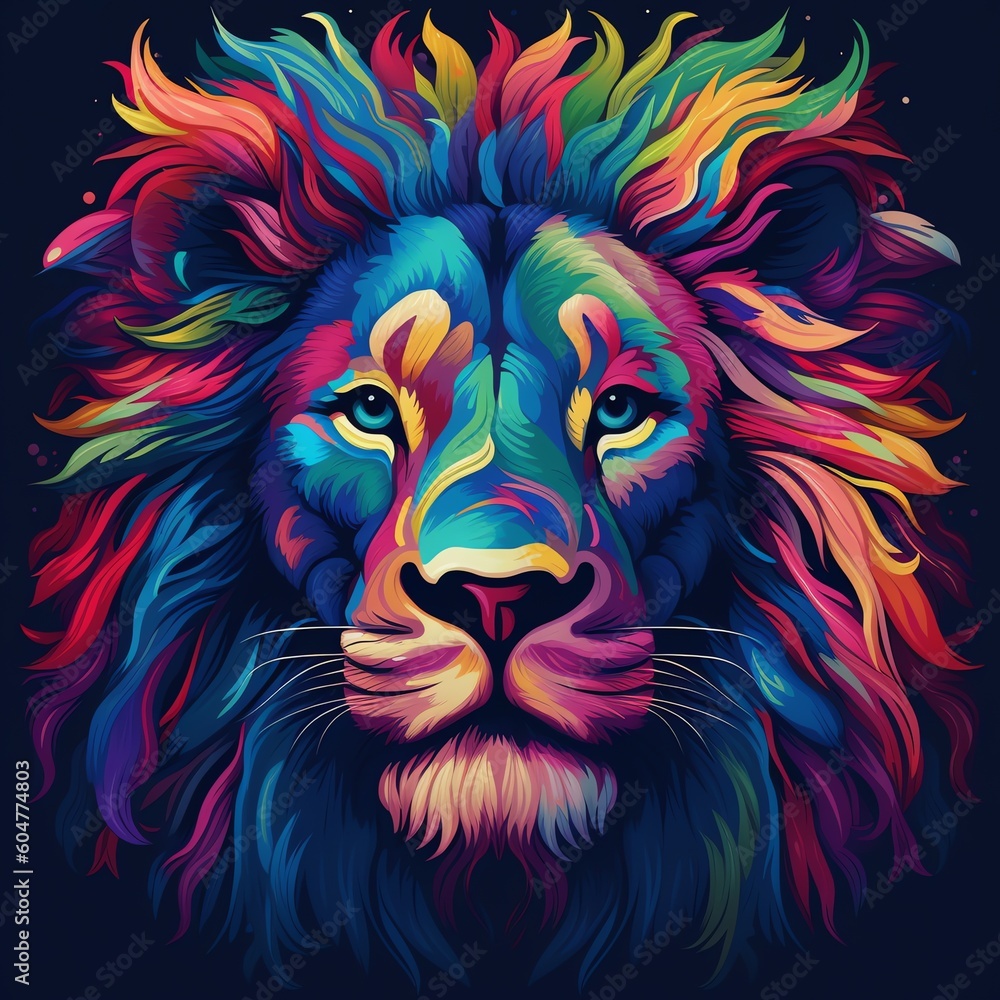 lion, animal, head, vector, illustration, tiger, wild, tattoo, cat, cartoon, mascot, face, wildlife, black, isolated, mammal, zoo, symbol, king, feline, predator, art, power, silhouette, safari