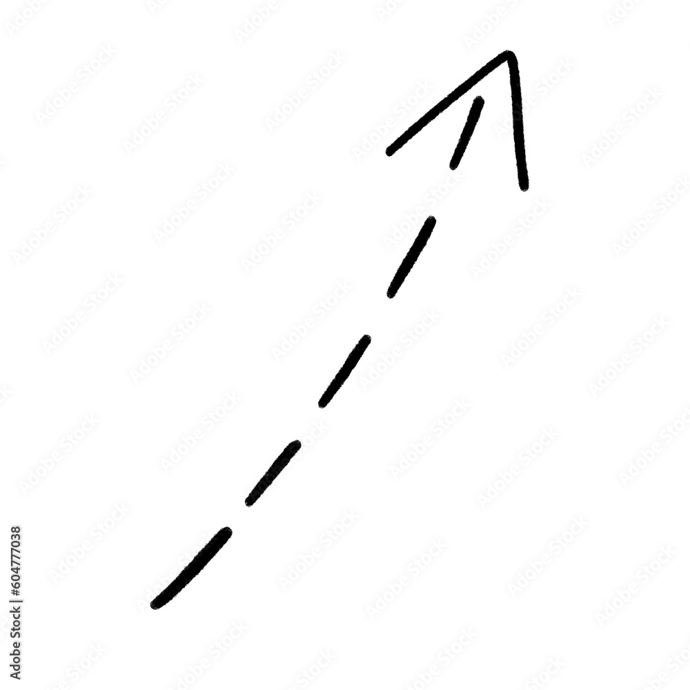 Arrow Line Shape Isolated on white background Arrow Line Shape Isolated on white background