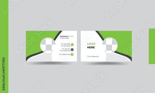 
business card design and creative modren neme card .double side business card template modern and clean style 


