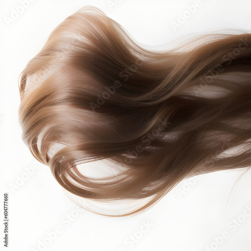 hair isolated on white