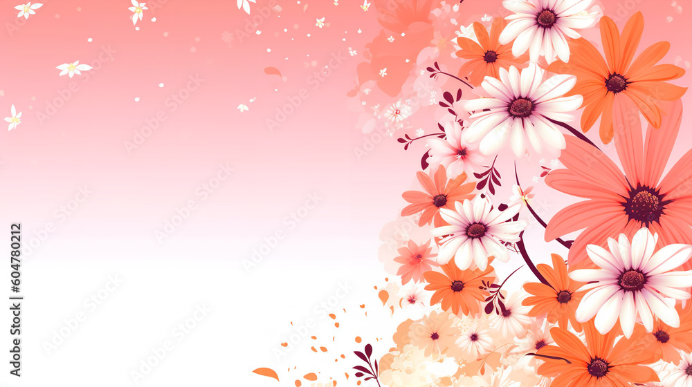 abstract floral background abstract floral background