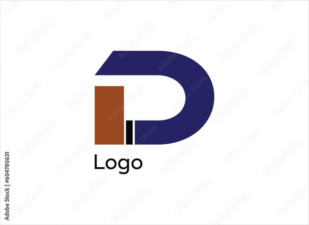 simple letter D logo template vector set., with 3 colors combination. simple letter D logo template vector set., with 3 colors combination.