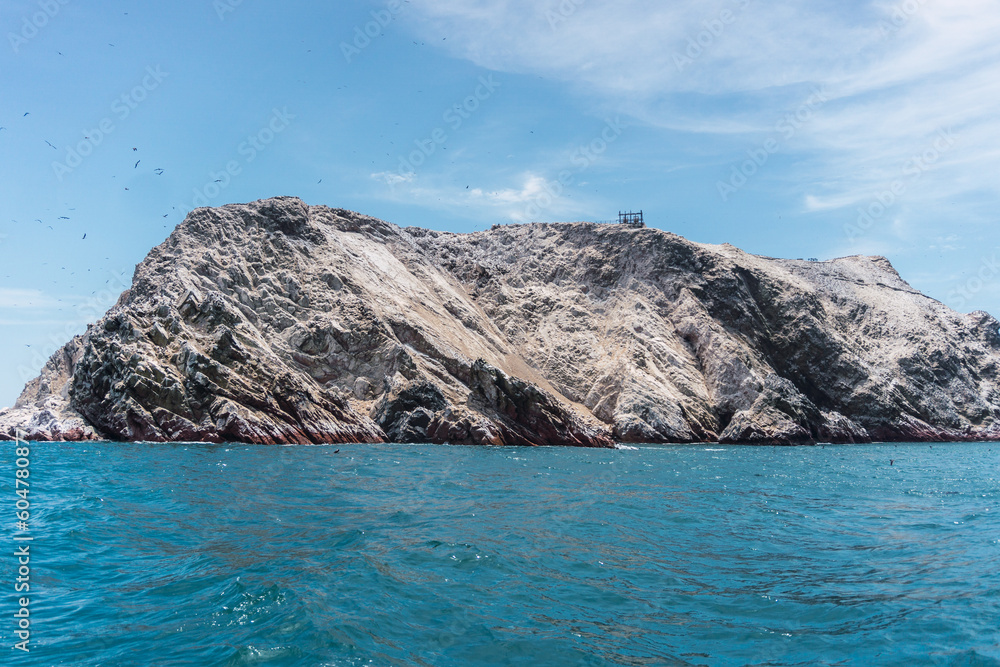 Naklejka premium The Ballestas Islands are a group of small islands located off the Paracas peninsula