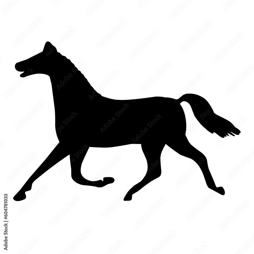 Obraz premium Horse Silhouette 