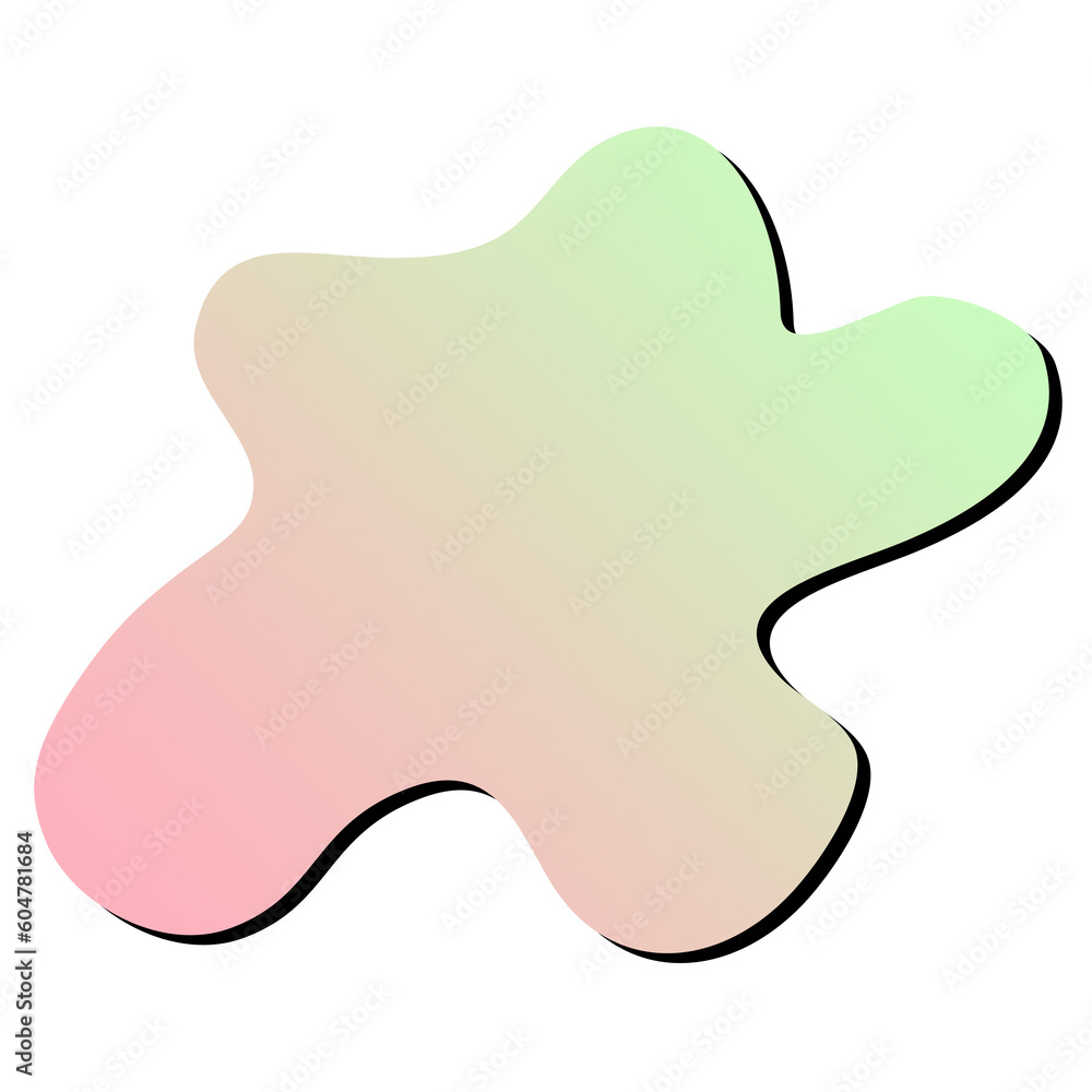 Watermelon pastel color gradient speech bubble and background Watermelon pastel color gradient speech bubble and background