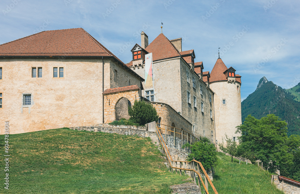 Medieval town of Gruyeres, Fribourg