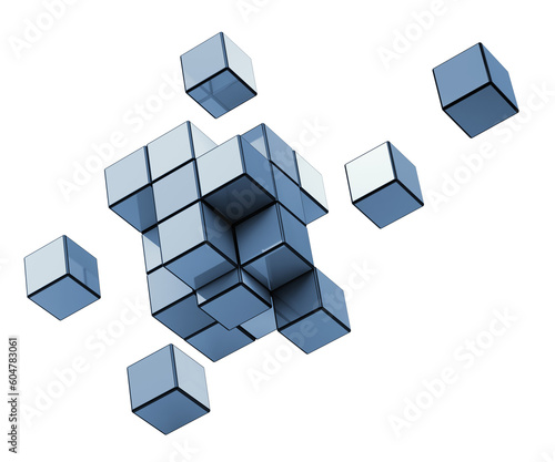 Cubes isolated