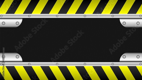 construction background with copy space area