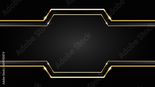 Luxury Abstrack Background with golden element