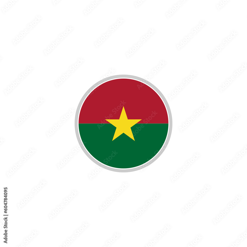 Burkina faso flags icon set, Burkina faso independence day icon set vector sign symbol Burkina faso flags icon set, Burkina faso independence day icon set vector sign symbol