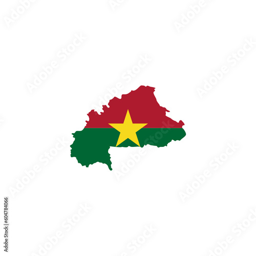 Burkina faso flags icon set, Burkina faso independence day icon set vector sign symbol