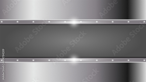 Metal Background with copy space area