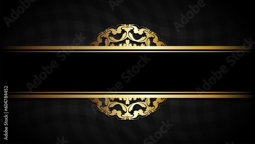 Premium card with gold elements