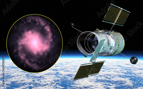 Fototapeta Naklejka Na Ścianę i Meble -  ハッブル宇宙望遠鏡