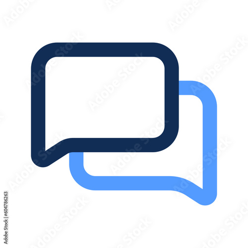 live chat outline color icon