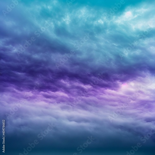 Mist texture. Color smoke. Paint water mix. Mysterious storm sky. Blue purple glowing fog cloud wave abstract art background