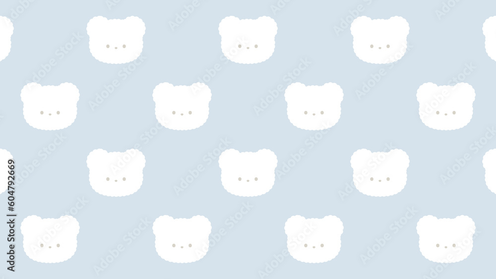 ふわふわしろくまちゃんのお顔壁紙★ ふわふわしろくまちゃんのお顔壁紙★