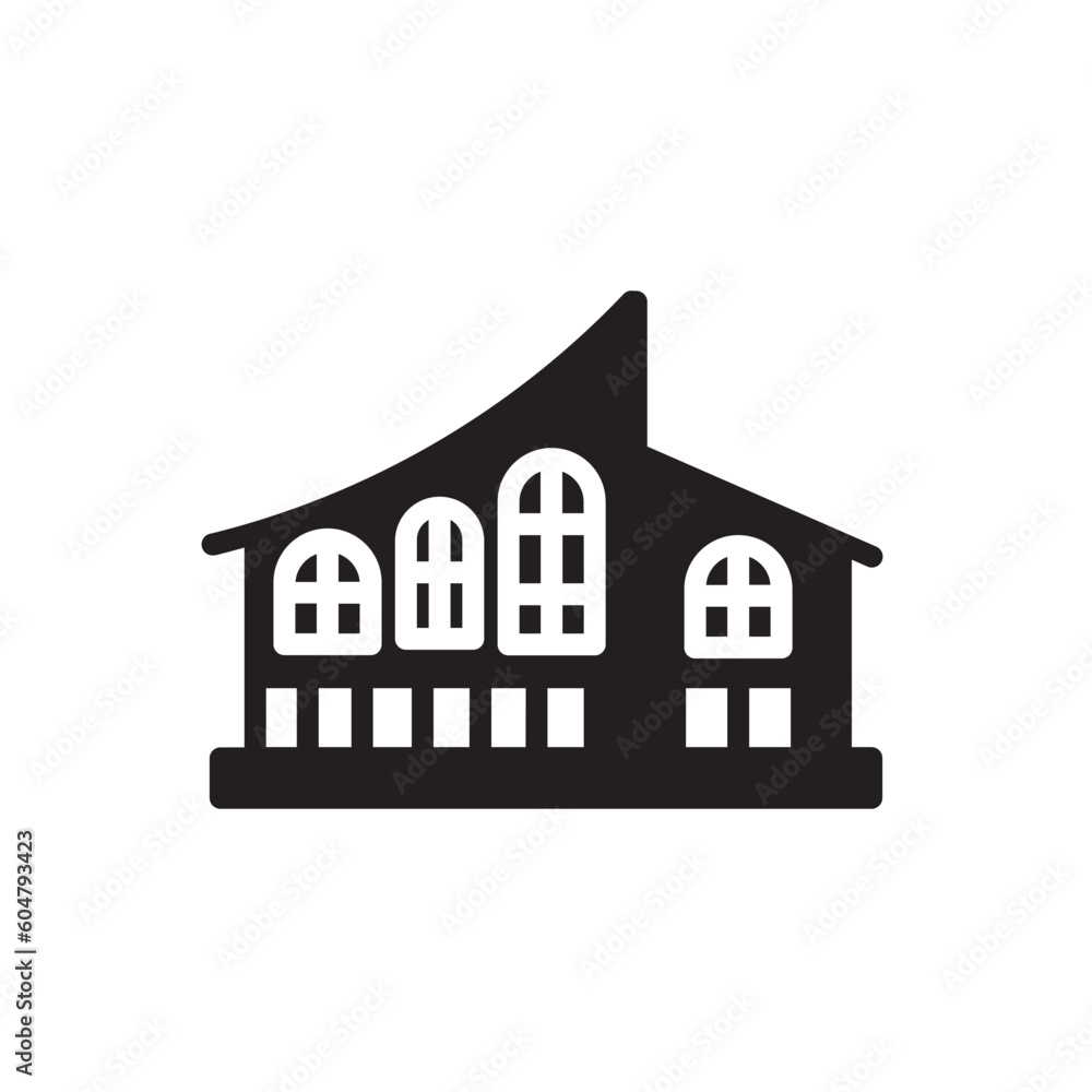 building house fabric icon