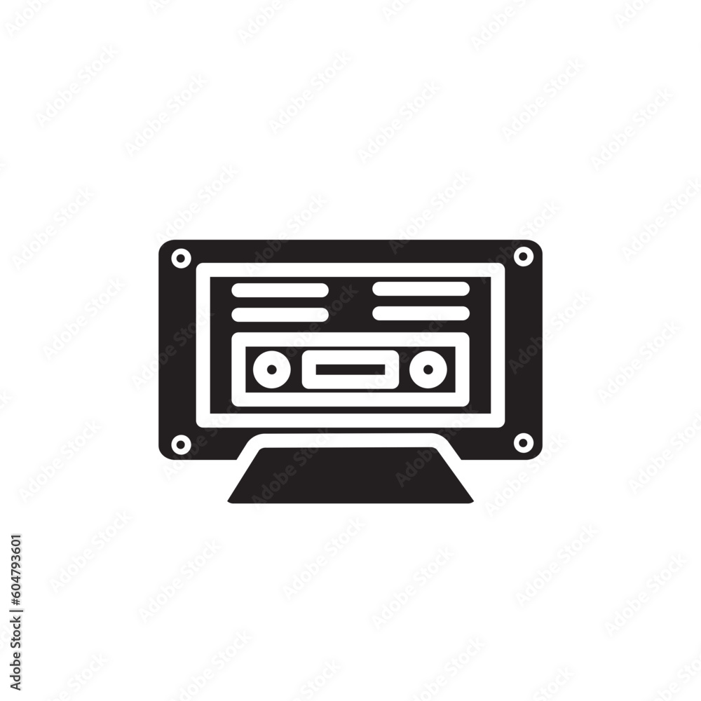 cassette audio tape icon cassette audio tape icon