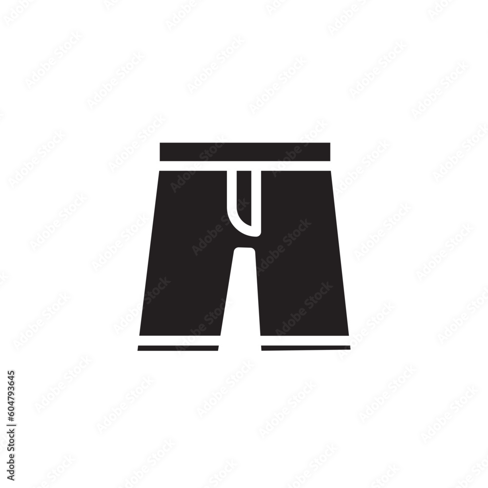 fabric short pant icon fabric short pant icon