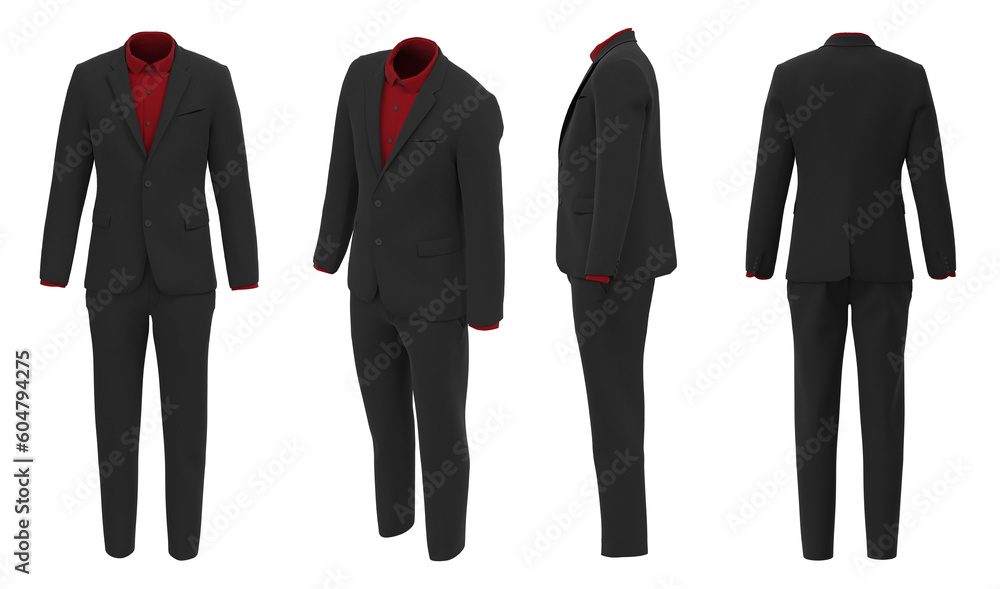Man suit isolated on white Man suit isolated on white