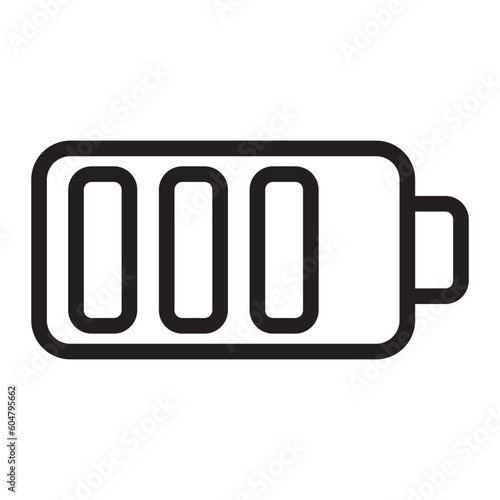 battery line icon