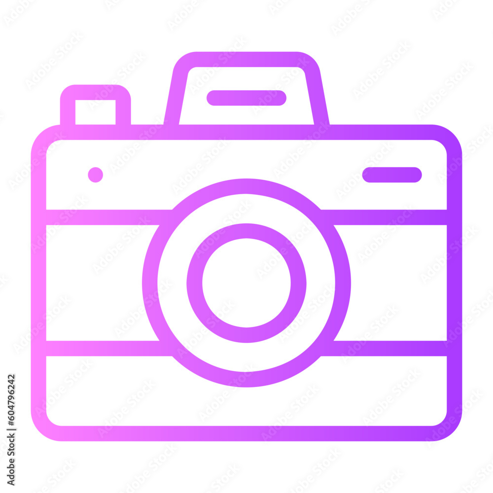 camera gradient icon camera gradient icon