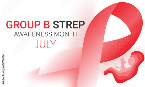 Group B Streptococcus awareness month. background, banner, card, poster, template. Vector illustration.