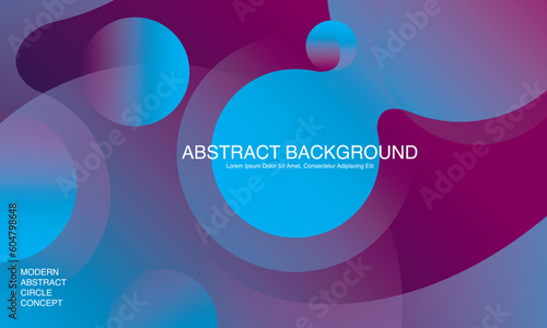 Vector Colorful liquid and fluid background with blue and purple gradient color. Vector eps10