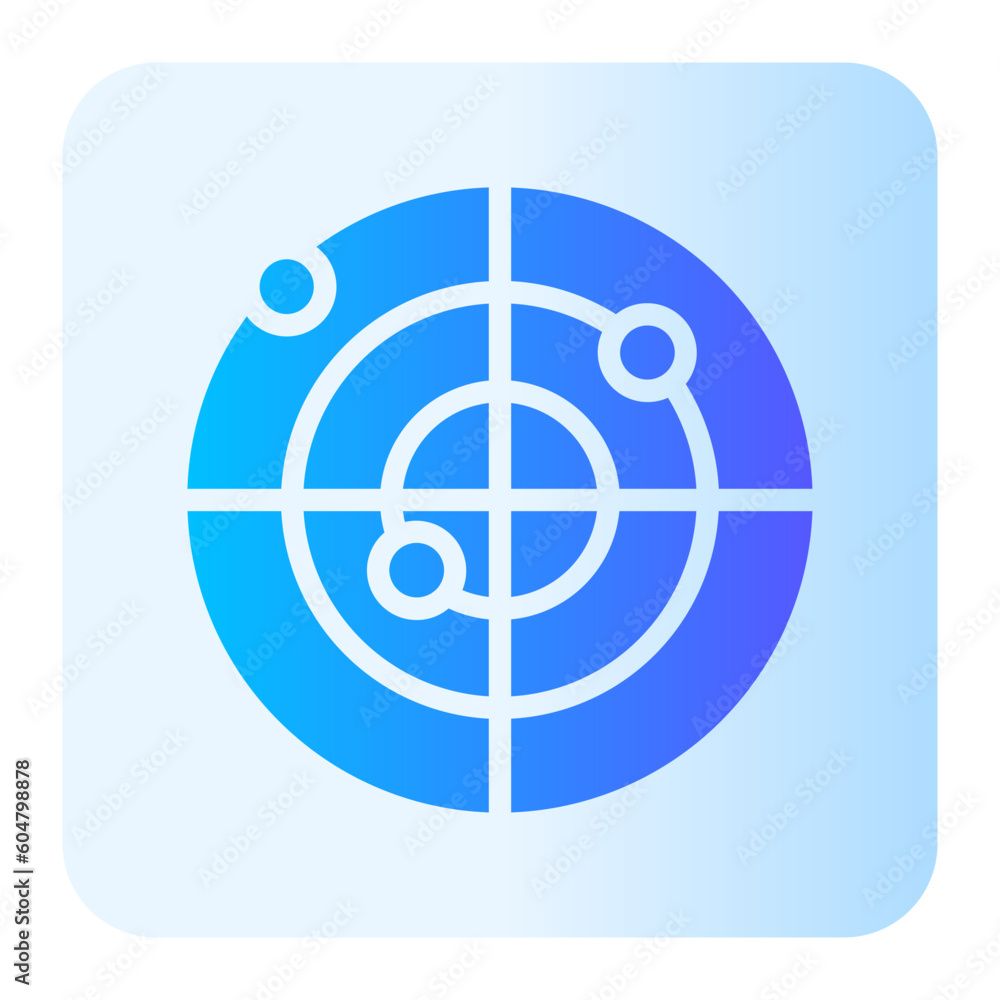 radar gradient icon radar gradient icon
