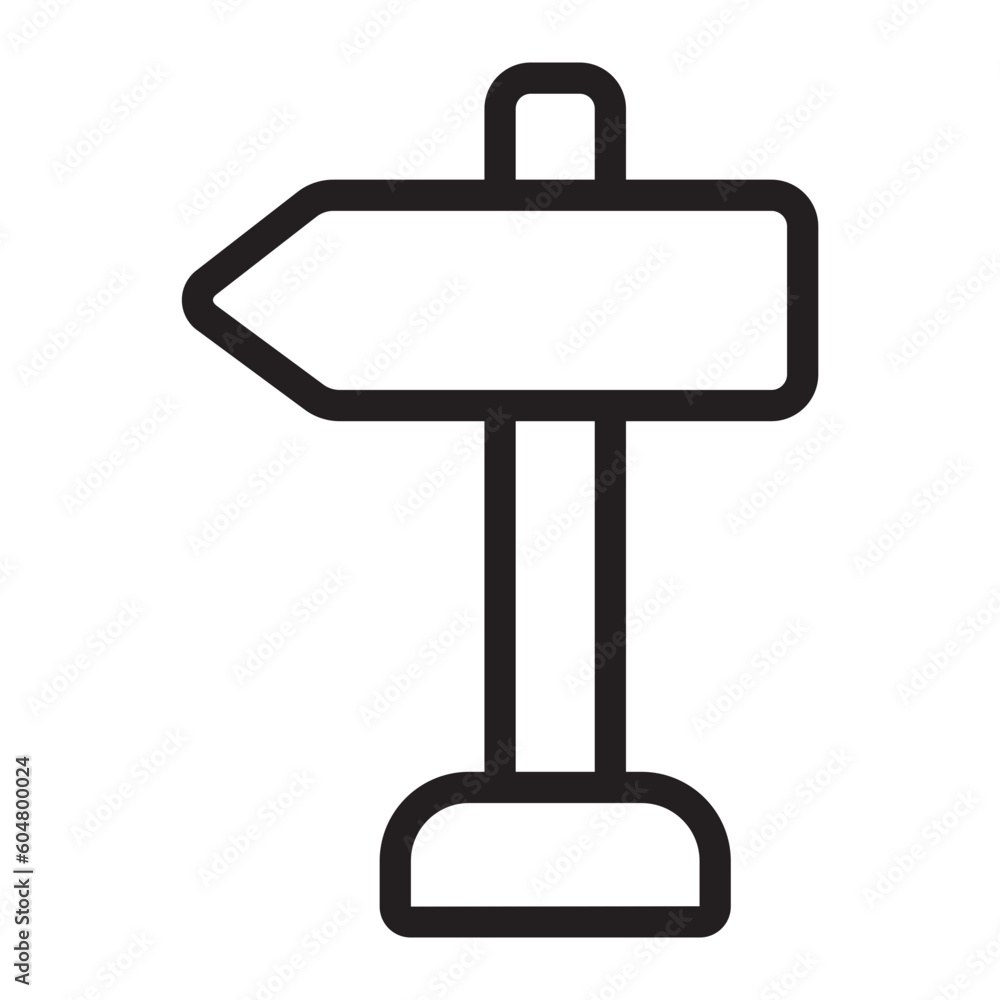 sign line icon sign line icon