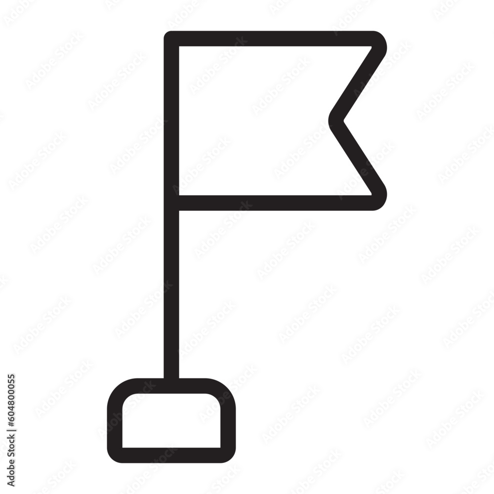 flag line icon flag line icon