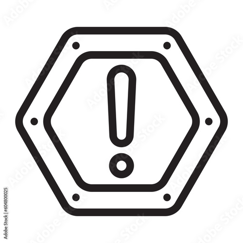 warning line icon
