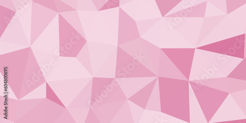 abstract pink geometric background with triangles shape