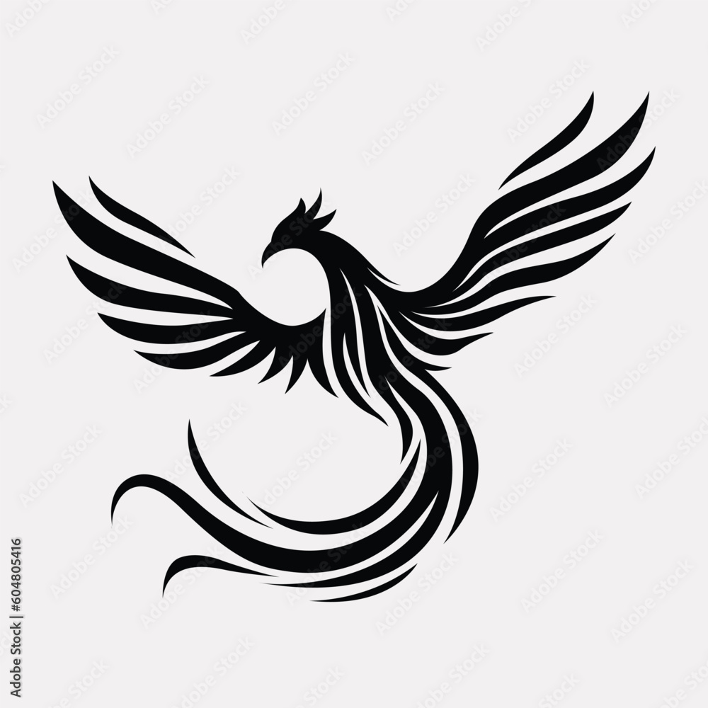 phoenix, sun, bird, fire, emblem symbol icon vector logo phoenix, sun, bird, fire, emblem symbol icon vector logo
