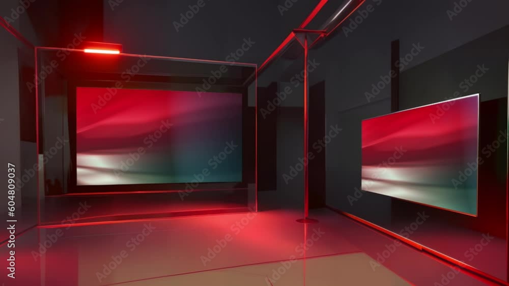 3D Virtual TV Studio News with TV on Wall: A Versatile and Engaging Backdrop for Any Online Content 3D Virtual TV Studio News with TV on Wall: A Versatile and Engaging Backdrop for Any Online Content