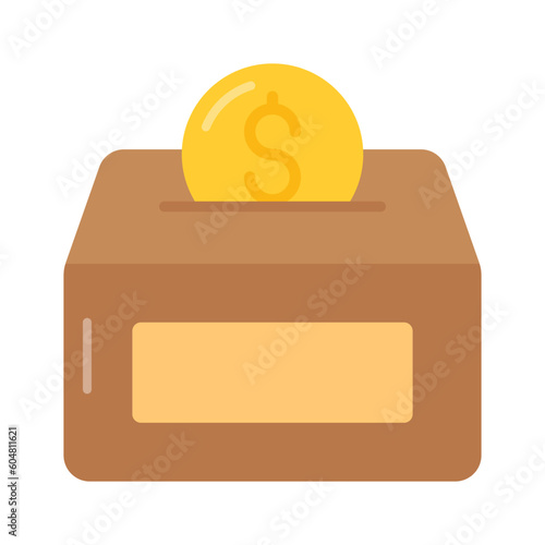 Get hold this beautiful vector of donation box in editable style, premium icons of charity box