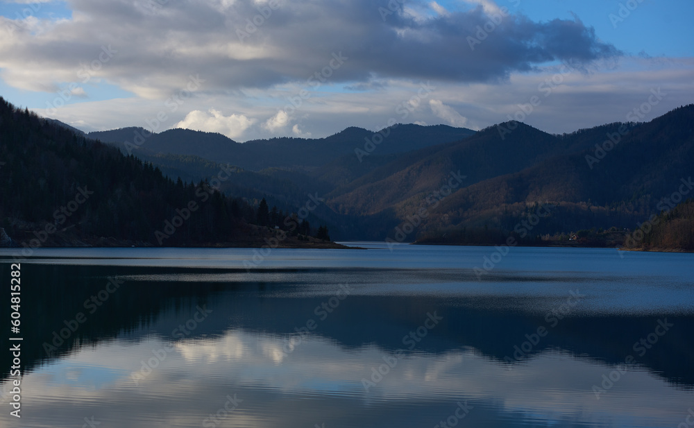Beautiful mountain lake Zaovine, Serbia