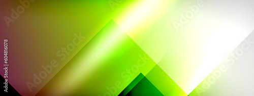Light and shadow squares and lines abstract background