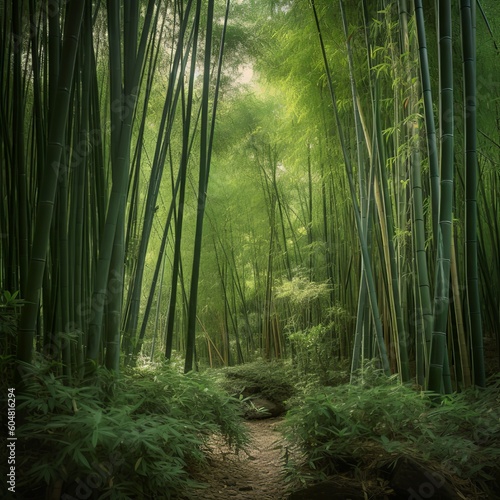 Bamboo forrest background
