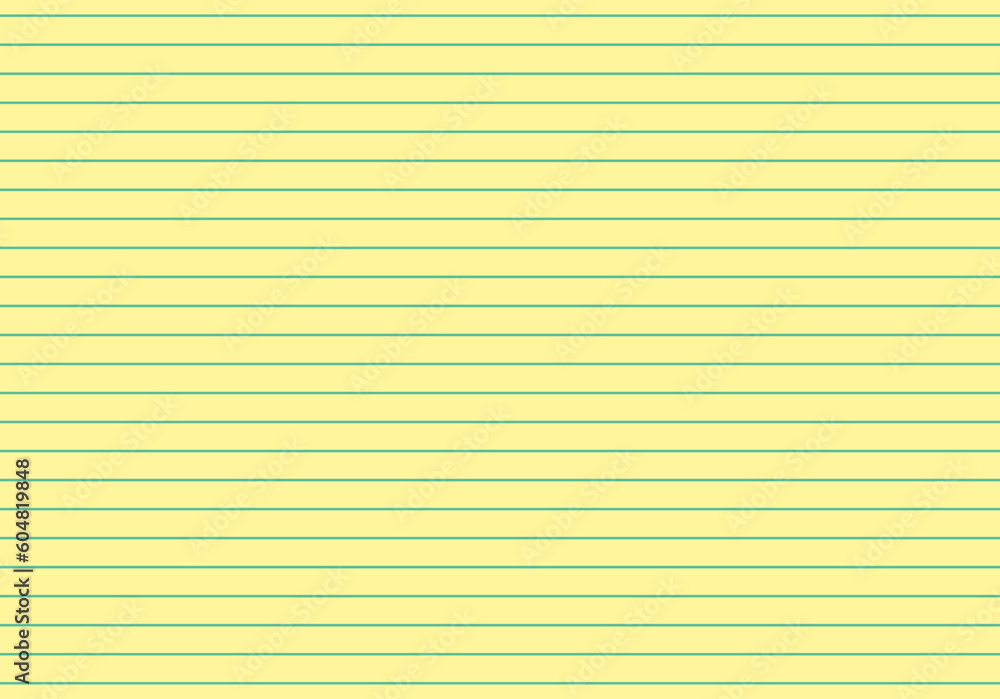 Obraz premium legal pad notebook ruled paper background for student, yellow color