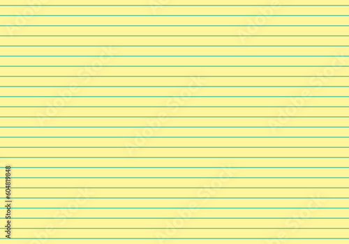 legal pad notebook ruled paper background for student, yellow color