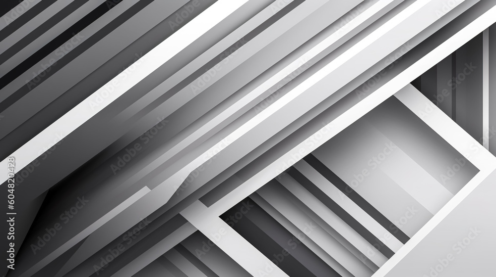 Obraz premium Abstract gray background, metal texture, generative AI.