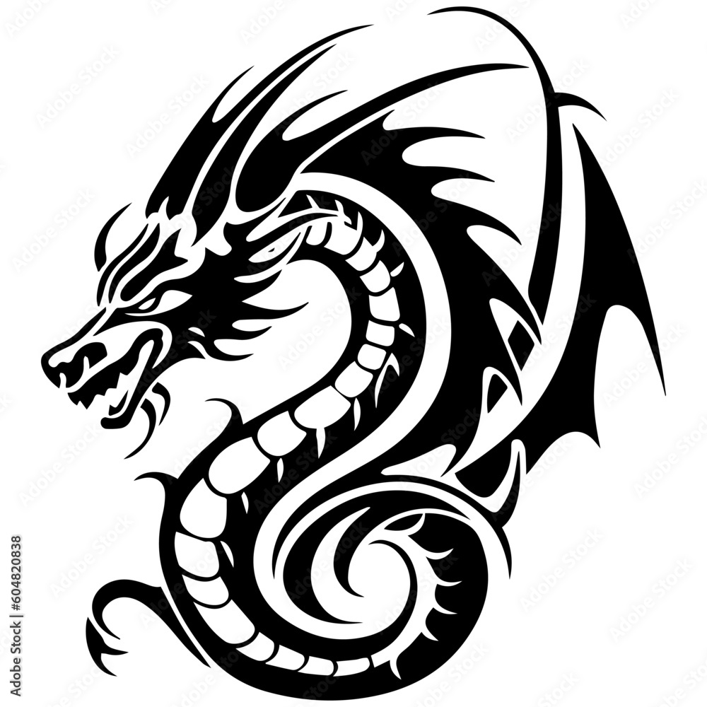 dragon tattoo design