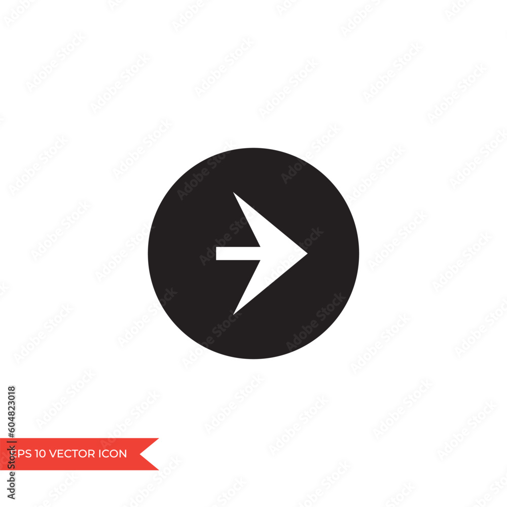 Arrow icon flat style isolated
Arrow icon flat style isolated
