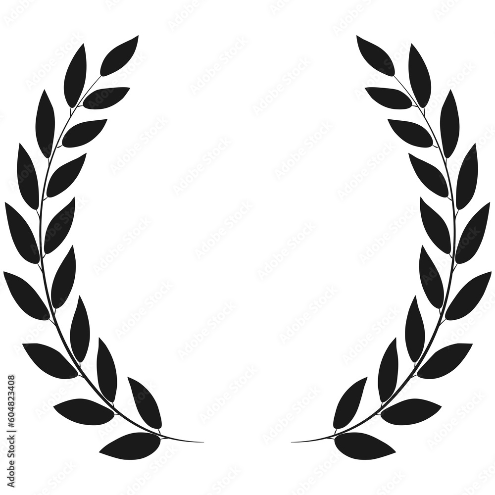 black laurel vector png black laurel vector png